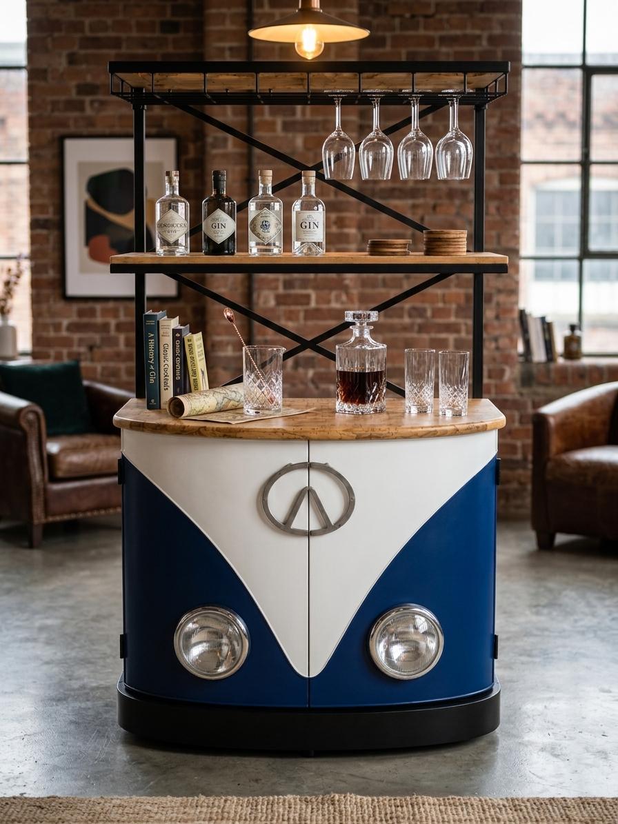 Vintage Camper Van Bar Cabinet